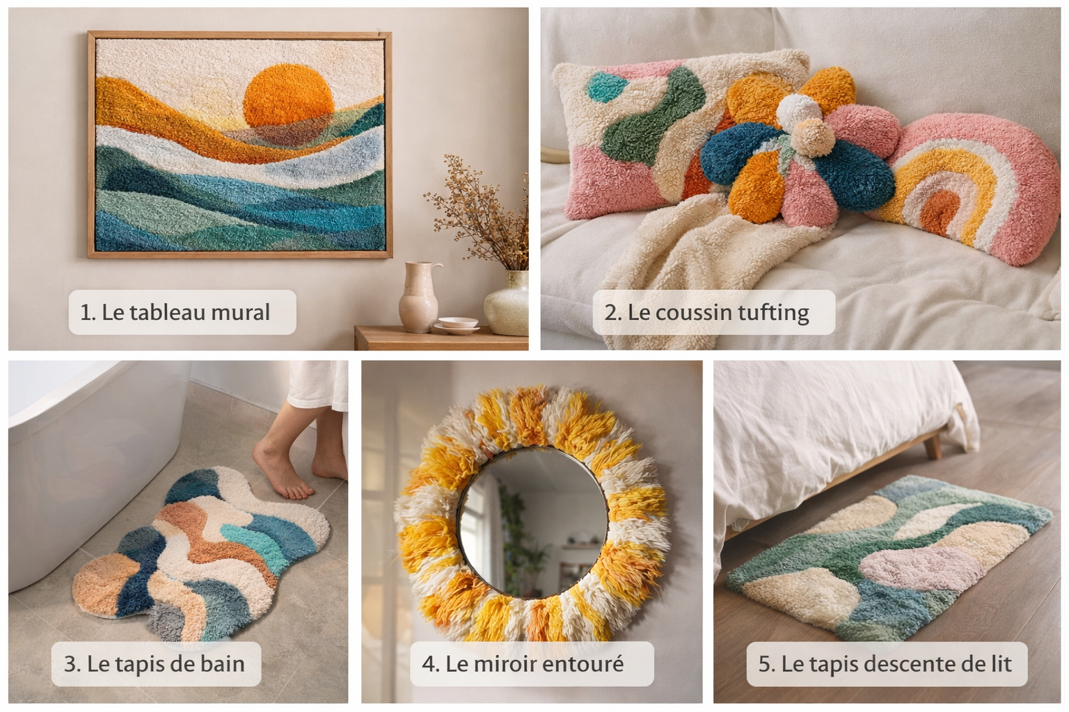 5 idees deco avec du tufting